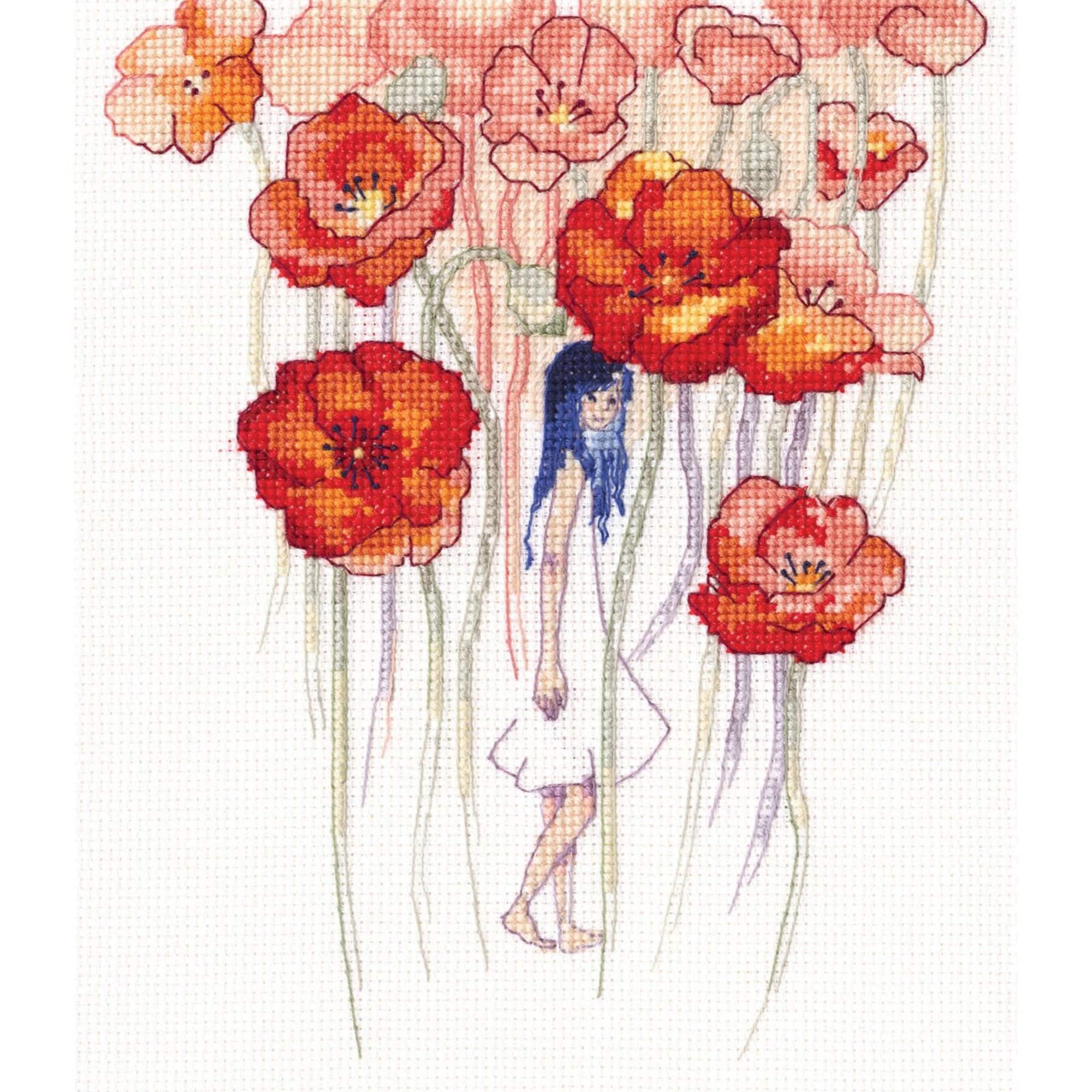 RTO Poppyhead Cross Stitch Kit